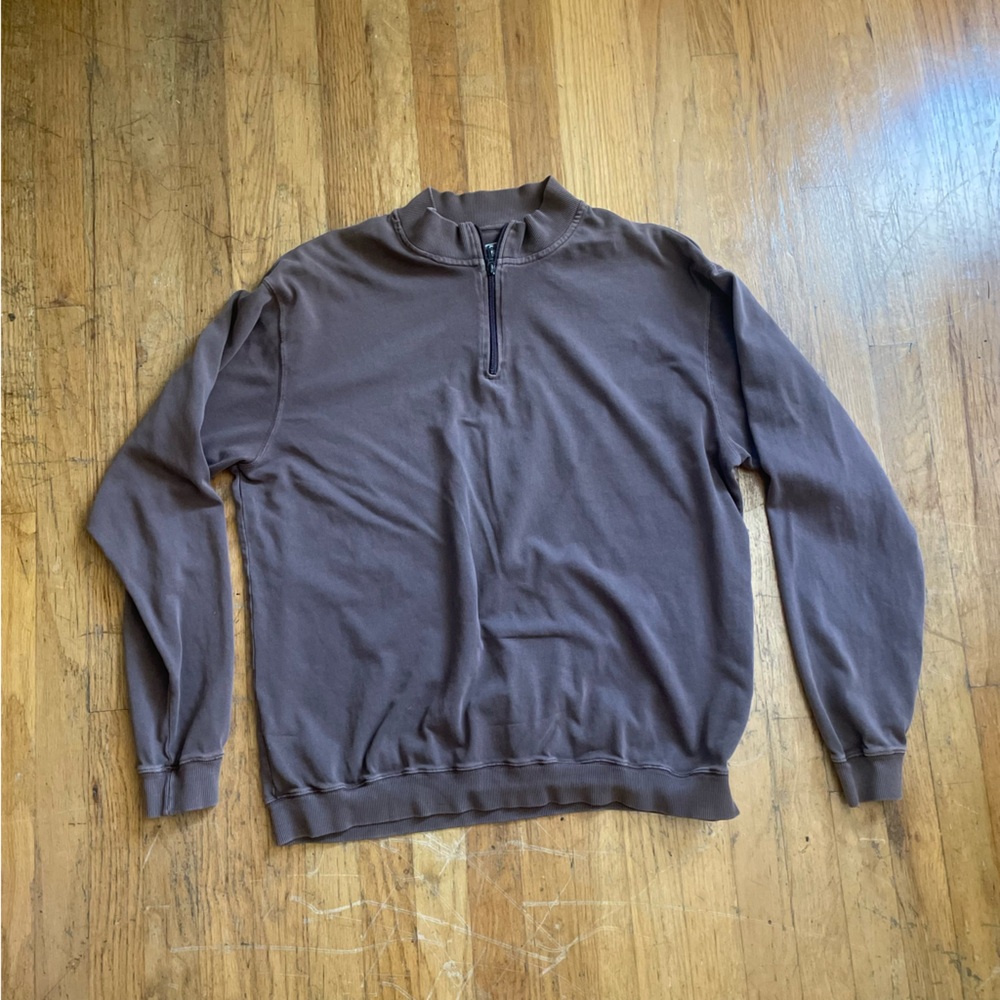 Cabela’s sun bleached brown pill over quarter zip Sz Extra Large XL